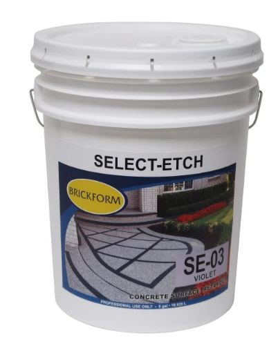Brickform Select-Etch Concrete Surface Retarder, Violet, 5