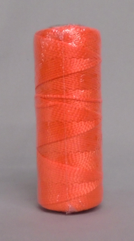 Marshalltown #18 Braided Mason Line, 500' Long, 6 Core, Fluorescent Orange  Color - 9000338