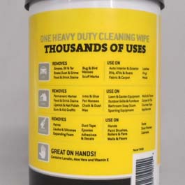 Tub O Towels Tw90 Heavy-Duty 10 x 12 Size Multi-Surface Cleaning Wipes, 90 Count per Canister 3 Pack