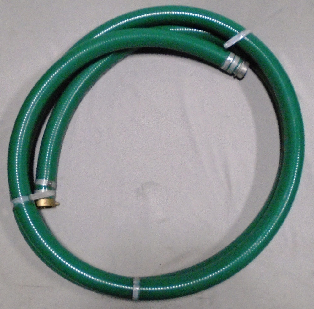 Pump Suction Hose, 2" D x 20' L, with NPT Threads 9730003 Kuhlman