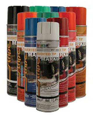 Seymour Stripe Solvent-Based Extra Traffic Marking Paint, Case of 12 Cans -  20oz - (4 Colors Available) - EngineerSupply