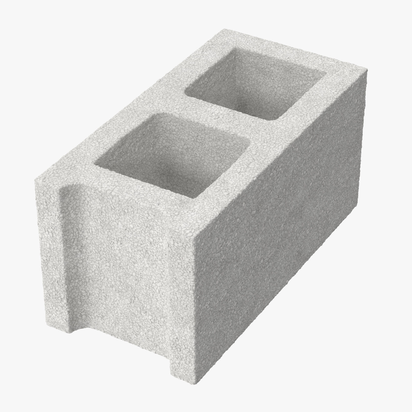 8-in W x 8-in H x 16-in L Cored Concrete Block in the Concrete Blocks  department at