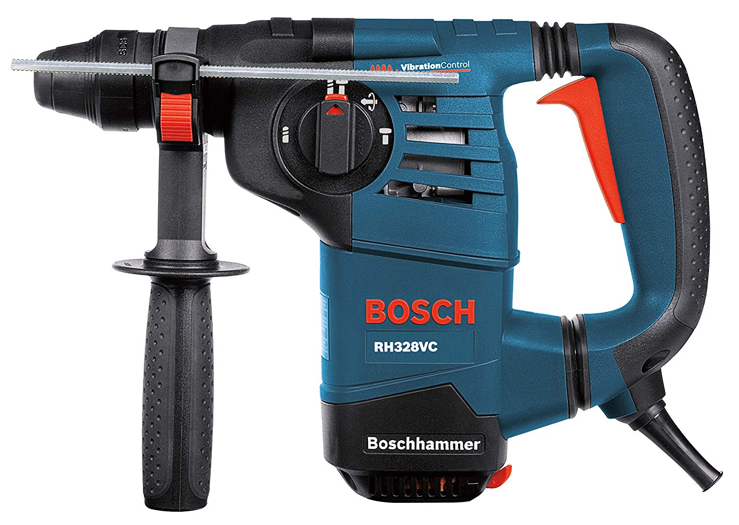Bosch Corded 1-1/8" SDS-Plus Rotary Hammer Drill for Concrete and