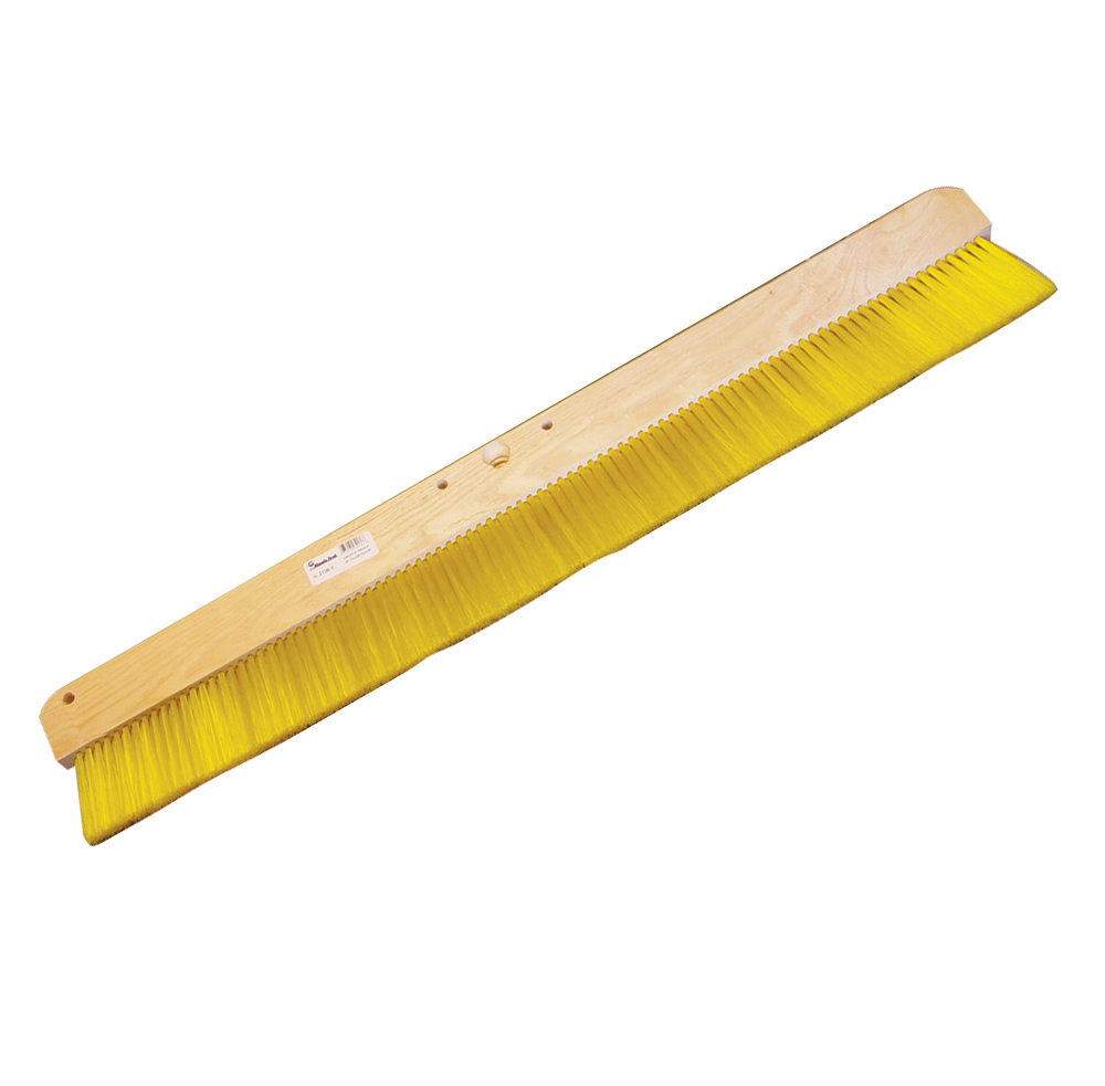 Magnolia Brush 48" Wide Concrete Finishing Brush, with Yellow Styrene