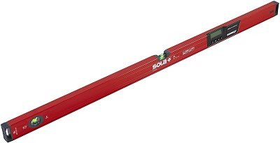 Keson Sola \"Big Red\" 48\" Aluminum Digital Box Beam Smart Level, with Carrying Case