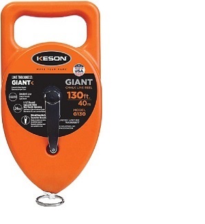 Keson G130 Giant Pro Series Chalk Line Reel, 130' Line - 9161303