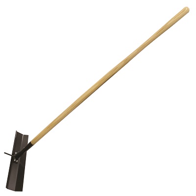Kraft Tool Heavy-Duty Concrete Spreader, with 60\" Wood Handle and Hook