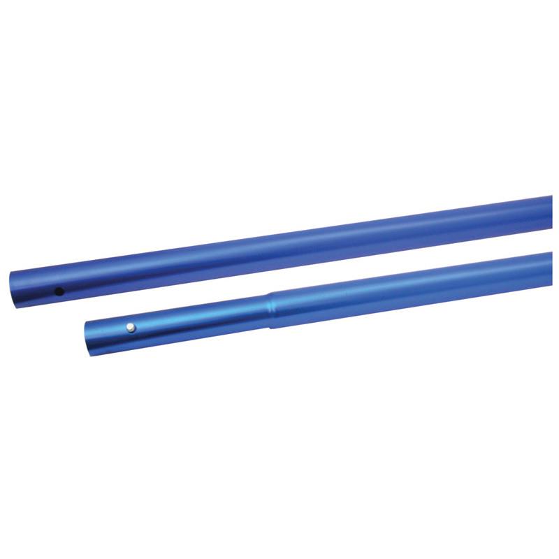 Marshalltown Blue Aluminum Snap Handle, Round Sections, 8' Long x 13/8