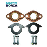 Matco-Norca 1-1/2" Bronze Oval Flange Meter Kit