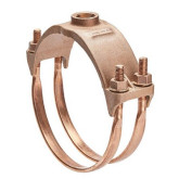 Mueller BR2B Series Service Saddle Double Brass Strap, 12" x 1"