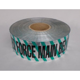 Pro-line Detectable Underground Marking Tape, Force Main Buried Below, 3" Wide x 1000' Long