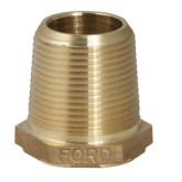 Brass Bushing for Corporation Stop Inlet, 1" x 3/4" AWWA