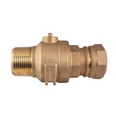 Ballcorp Corporation Stop, Taper Thread Inlet, 2" CC x QJ