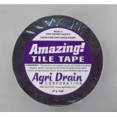 Agri Drain Amazing Tile Tape, PVC 8-Mil, 2" W x 108' Roll