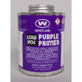 Whitlam Low-VOC PVC Primer, Purple Primer, 16-Ounce Container