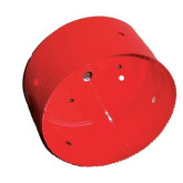 Red Hole Saw Bit, 6-1/2" Diameter Standard for PVC/PE pipe