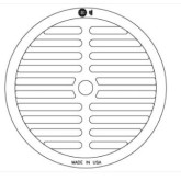 East Jordan 1130-O1 Beehive Grate, 4" High