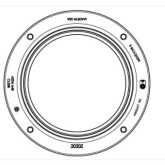 East Jordan 2020Z Frame, with Solid Mudring, 9" High