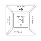 East Jordan 8371 Adjustable Height Bolted Cleanout Monument Box Assembly "M", 12-1/2" x 20-1/2"