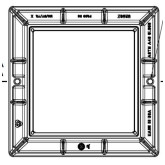 East Jordan 5250Z Square Catch Basin Frame, 6" High