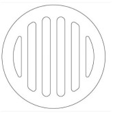East Jordan 6006M Grate for Bell-End of 6" Concrete Sewer Pipe