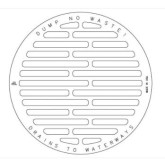 East Jordan 6018M Grate for Bell-End of 18" Concrete Sewer Pipe