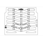East Jordan 7045M1 Sinusoidal Curb Inlet Grate