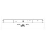 East Jordan 7355T1 Curb Inlet Plate, 73" Long