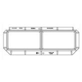 East Jordan 7355Z2 Curb Inlet Frame, One Piece Accepts Two Grates