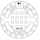 East Jordan 1020A Solid Sanitary Sewer Cover