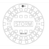 East Jordan 1020A Solid Storm Sewer Cover
