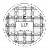 East Jordan 1450B1 Vented 20-Hole Storm Sewer Cover