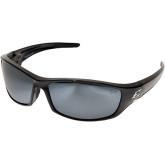 Edge Reclus Safety Glasses, with Black Frame and Silver Mirror Lens