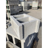 Hollow Concrete Block, 12" W X 8" H X 16" L