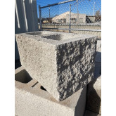 Hollow Split-Face Concrete Block, 8" W x 8" H x 16" L