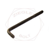 Ziegler L-Shaped Steel Anchor Bolt, 3/4" Diameter x 16" Long