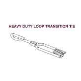 EMI Construction Products Heavy-Duty Loop Transition Tie, 4" Long