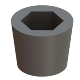 Dayton Superior B29 Loose Plastic Cone, 1/2" x 1-1/2"