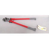 Forged-Steel Bolt Cutters, 24" Long, with Rubber Grip Handles