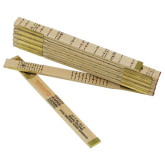 Lufkin Folding Wood Oversized-Brick Spacing Rule, 6' Long