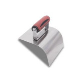 Marshalltown Stainless-Steel Curb Nose Tool, with DuraSoft Handle, 6" L x 5" W x 3-1/2" H, 2" Radius