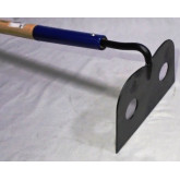 Marshalltown Forged Carbon-Steel Mortar Hoe, with 60" Long Wood Handle, 10" W Head