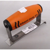 Kraft Tool Stainless-Steel Narrow Edger, with ProForm Handle, 6" L x 1" W,  3/8" Radius, 1/2" Lip