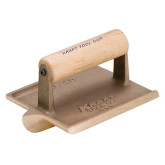 Kraft Tool Bronze Groover, 6" L x 4-1/2" W Blade, 3/4" Deep Bit, Wood Handle