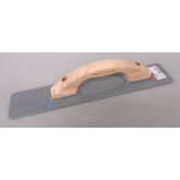 Kraft Tool Square End ThinLine Pro Magnesium Hand Float, with Wood Handle, 16" L x 3-1/8" W
