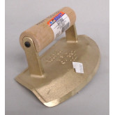Kraft Tools Chamfer-Tube Bronze Edger for 12"-Diameter Concrete-Forming Tubes