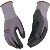 Kinco Nylon Kint Gloves, with Nitrile-Coated Palms, Extra-Large Size