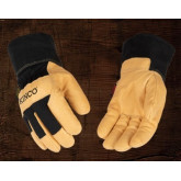 Kinco Lined Pigskin-Palm Gloves, with Safety Cuff, Large Size
