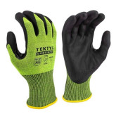 A5 Cut Gloves with Foam Nitrile Palm with Reinforced Thumb, Size Small