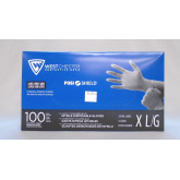 West Chester Nitrile Disposable Gloves, Lightly Powdered, Blue Color, Box of 100, Extra-Large Size
